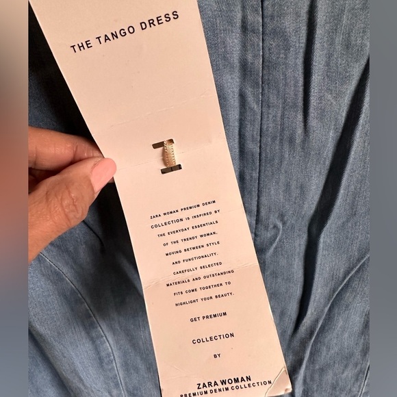 Zara Chambray Dress - “The Tango” - Picture 7 of 7
